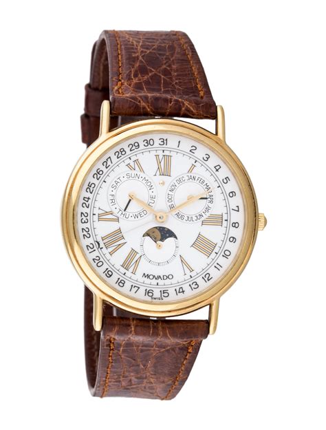 triple calendar moonphase watch